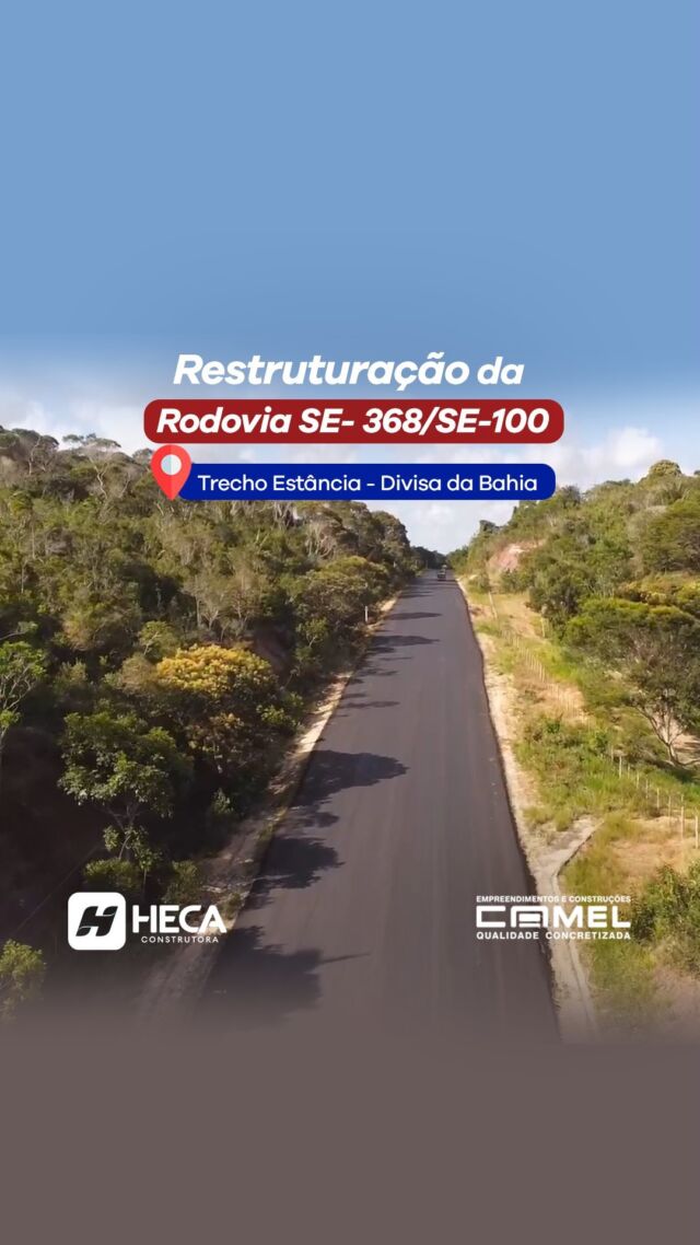 Se liga no tapete que foi estendido na Rodovia SE-360. Os trechos ligam Santa Luzia do Itanhy à Indiaroba e Estância à Santa Luzia do Itanhy. O serviço compreendeu parte da Rodovia SE-100, no trecho que vai de Indiaroba ao entroncamento da SE-368, no acesso ao Povoado Convento com extensão de 22,7km. Também fez parte do projeto o acesso do povoado com o entroncamento a Santa Luzia do Itanhy com extensão de 7,8km. O total desses dois trechos é de 30,5 km.

Ainda na rodovia SE-100, o acesso de Indiaroba à divisa com a Bahia também foi o foco do serviço. O trecho tem extensão de 7,1 km.

#camelengenharia #aracaju #sergipe #construtora